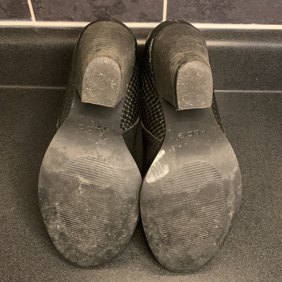 ALDO | Chic Black Leather Ankle Boots - Picture 4 of 4